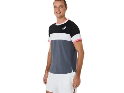 ASICS MEN MATCH SHORT SLEEVE TOP-Men Pickleball|Tennis