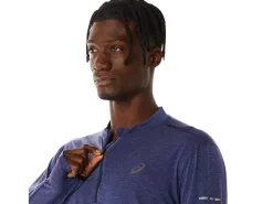 ASICS MEN METARUN 1/2 ZIP LONG SLEEVE TOP-Men T-Shirts & Tops