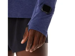 ASICS MEN METARUN 1/2 ZIP LONG SLEEVE TOP-Men T-Shirts & Tops