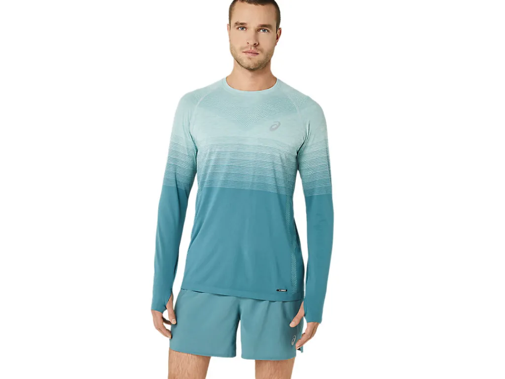 ASICS MEN SEAMLESS LONG SLEEVE TOP-Men T-Shirts & Tops|Semi-Annual Sale