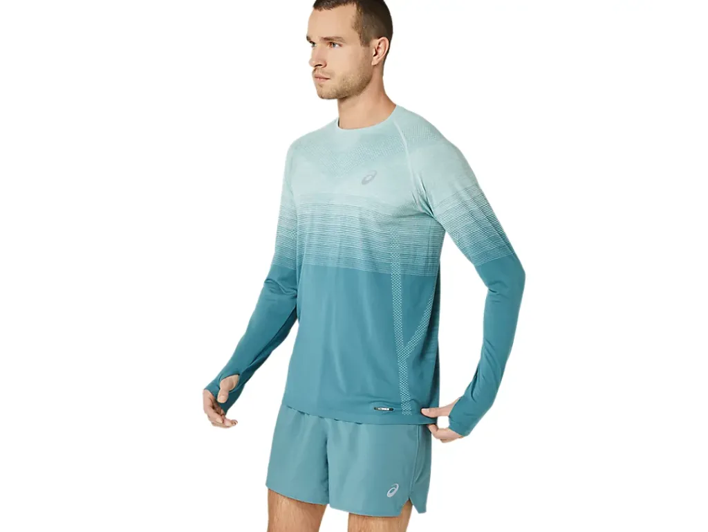 ASICS MEN SEAMLESS LONG SLEEVE TOP-Men T-Shirts & Tops|Semi-Annual Sale