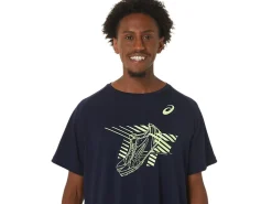 ASICS MEN SHOES GRAPHIC SHORT SLEEVE TOP-Men Track & Field|T-Shirts & Tops