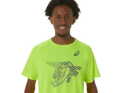 ASICS MEN SHOES GRAPHIC SHORT SLEEVE TOP-Men Track & Field|T-Shirts & Tops