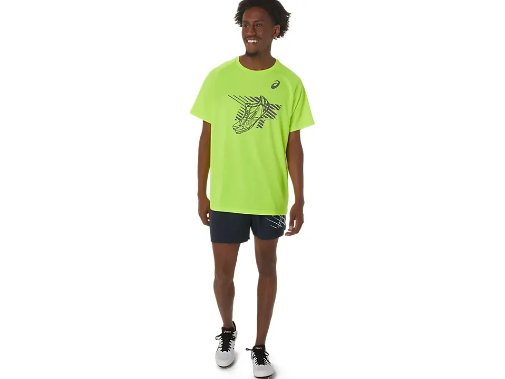 ASICS MEN SHOES GRAPHIC SHORT SLEEVE TOP-Men Track & Field|T-Shirts & Tops