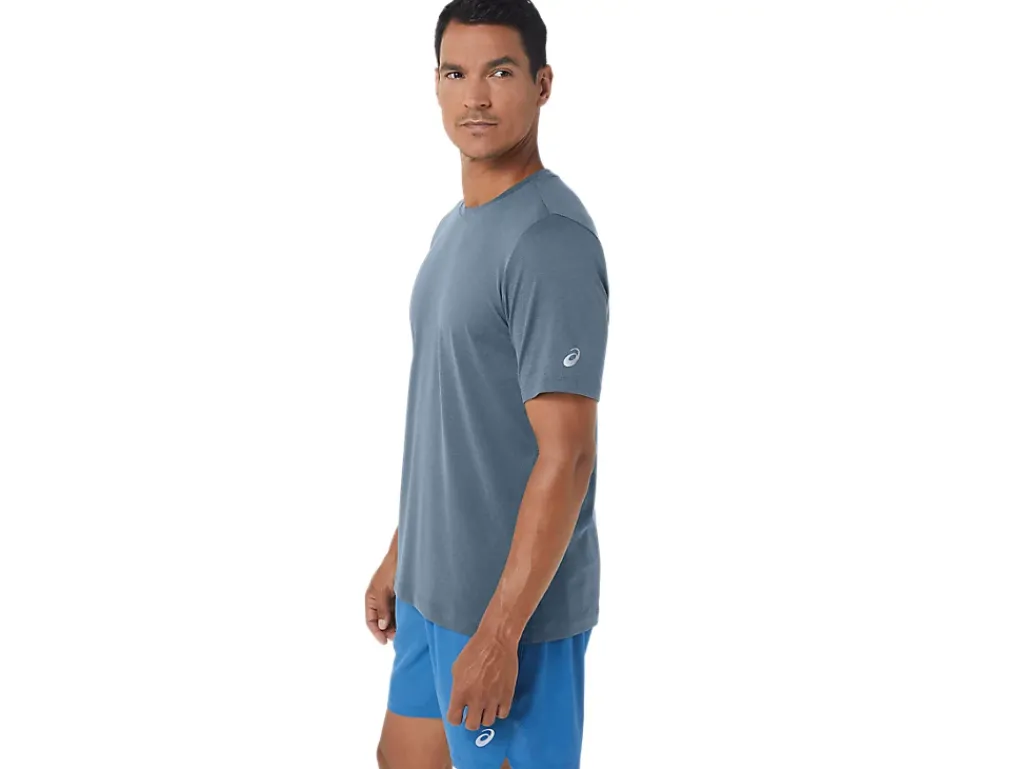 ASICS MEN SHORT SLEEVE HTHR TECH TOP-Men Extended Sizes|T-Shirts & Tops