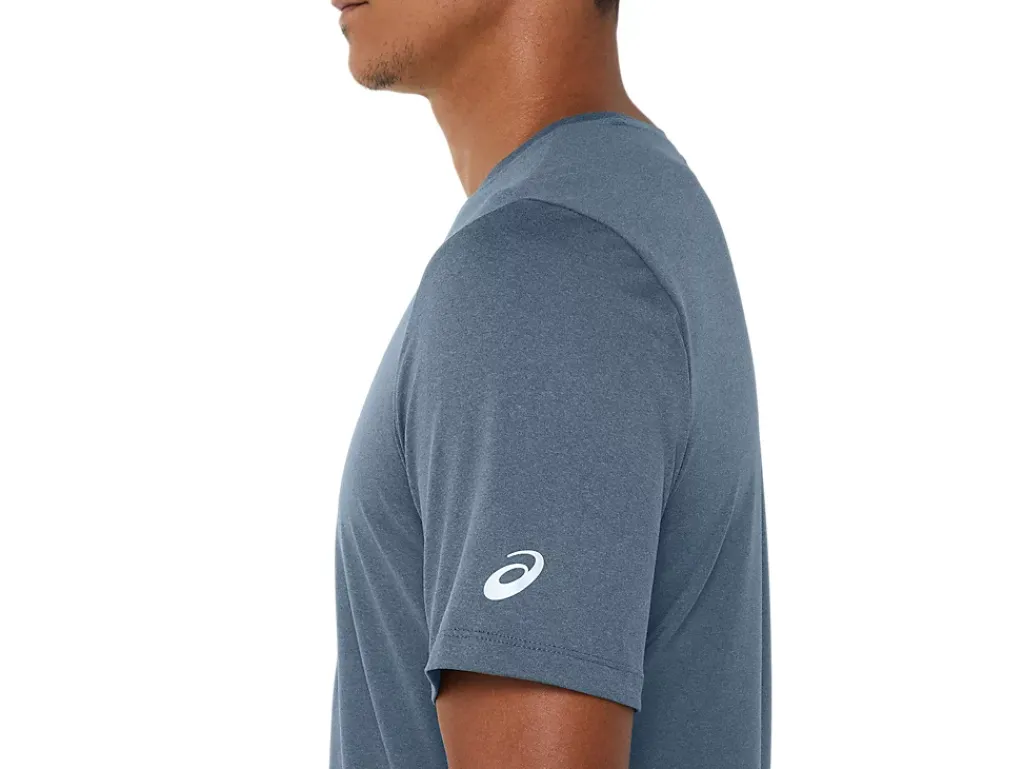 ASICS MEN SHORT SLEEVE HTHR TECH TOP-Men Extended Sizes|T-Shirts & Tops