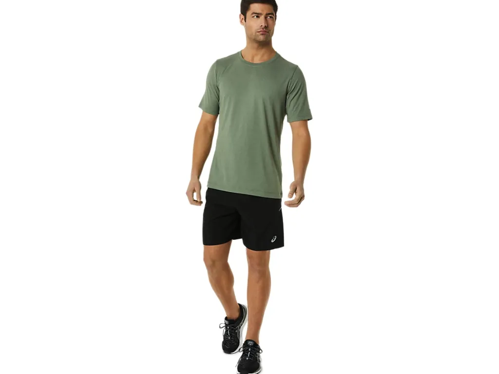ASICS MEN SHORT SLEEVE HTHR TECH TOP-Men Extended Sizes|T-Shirts & Tops