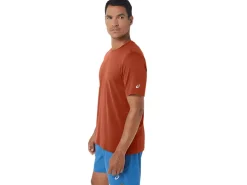 ASICS MEN SHORT SLEEVE HTHR TECH TOP-Men Extended Sizes|T-Shirts & Tops