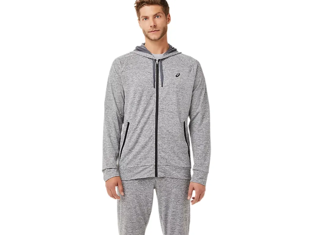ASICS MEN TECH FULL ZIP HOODIE-Men T-Shirts & Tops|Hoodies & Sweatshirts