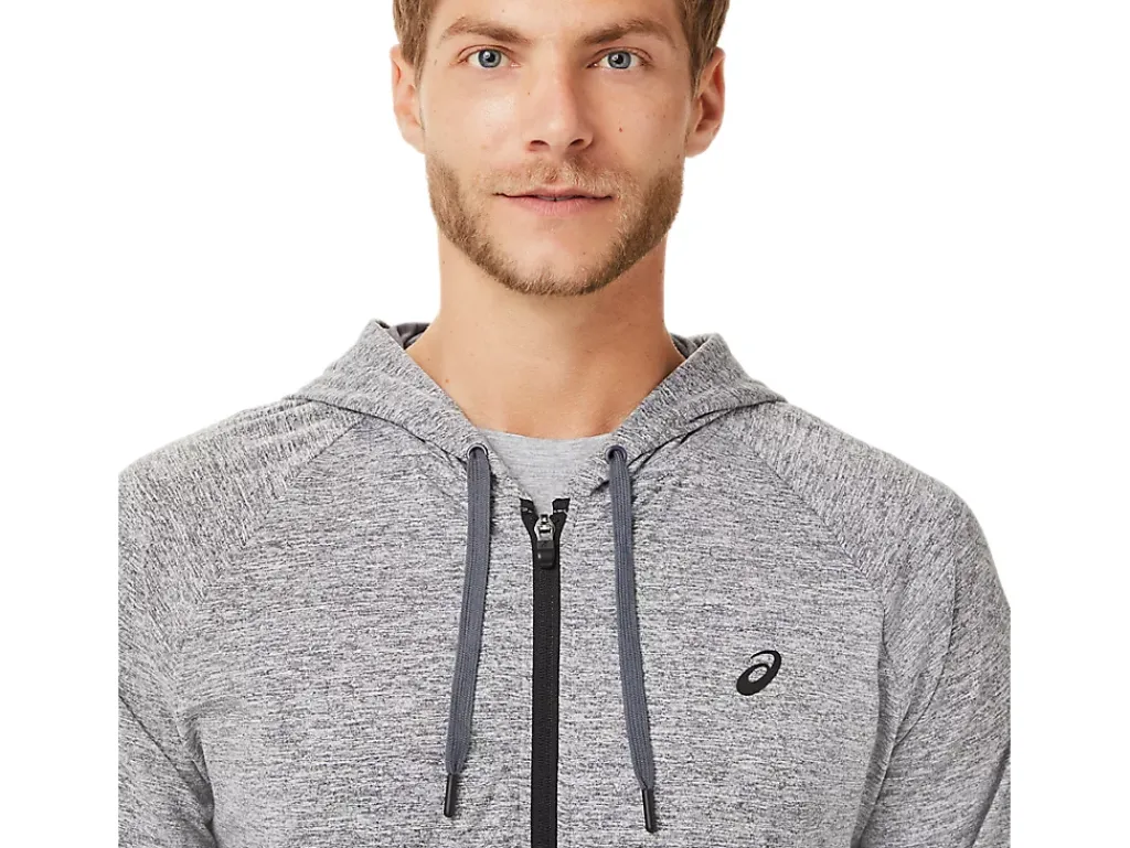 ASICS MEN TECH FULL ZIP HOODIE-Men T-Shirts & Tops|Hoodies & Sweatshirts