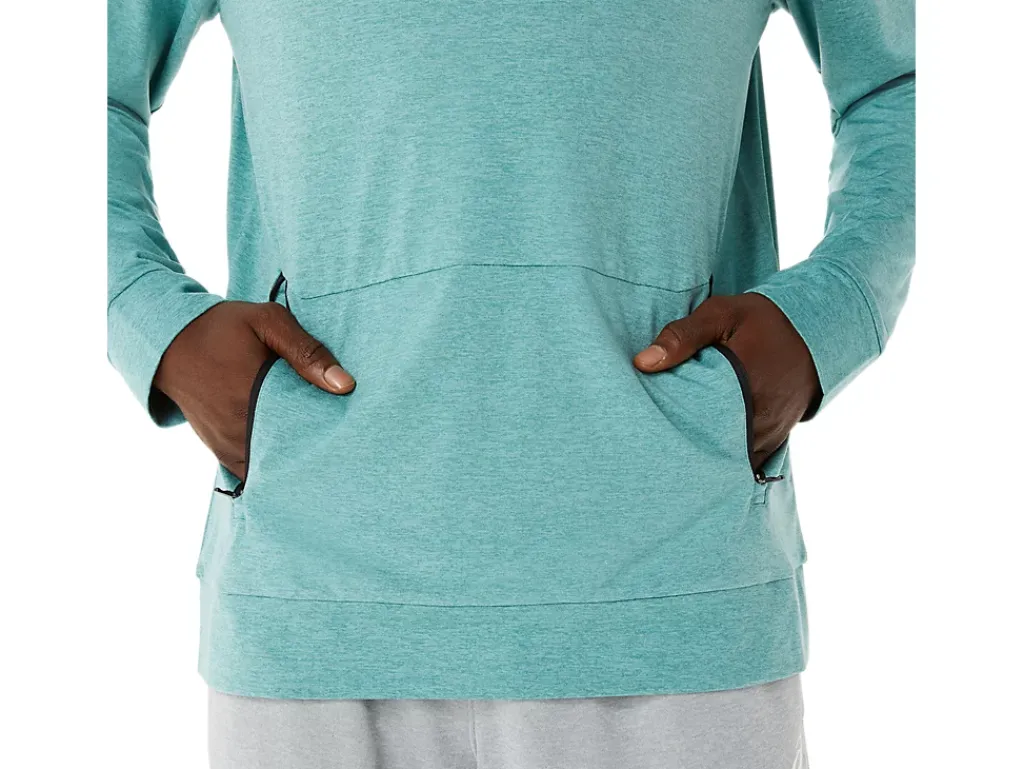 ASICS MEN TECH PULLOVER HOODIE-Men Extended Sizes|T-Shirts & Tops
