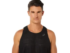 ASICS MEN VENTILATE ACTIBREEZE SINGLET-Men T-Shirts & Tops