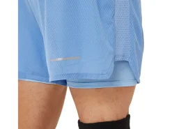 ASICS MEN VENTILATE 2-N-1 5IN SHORT-Men Shorts