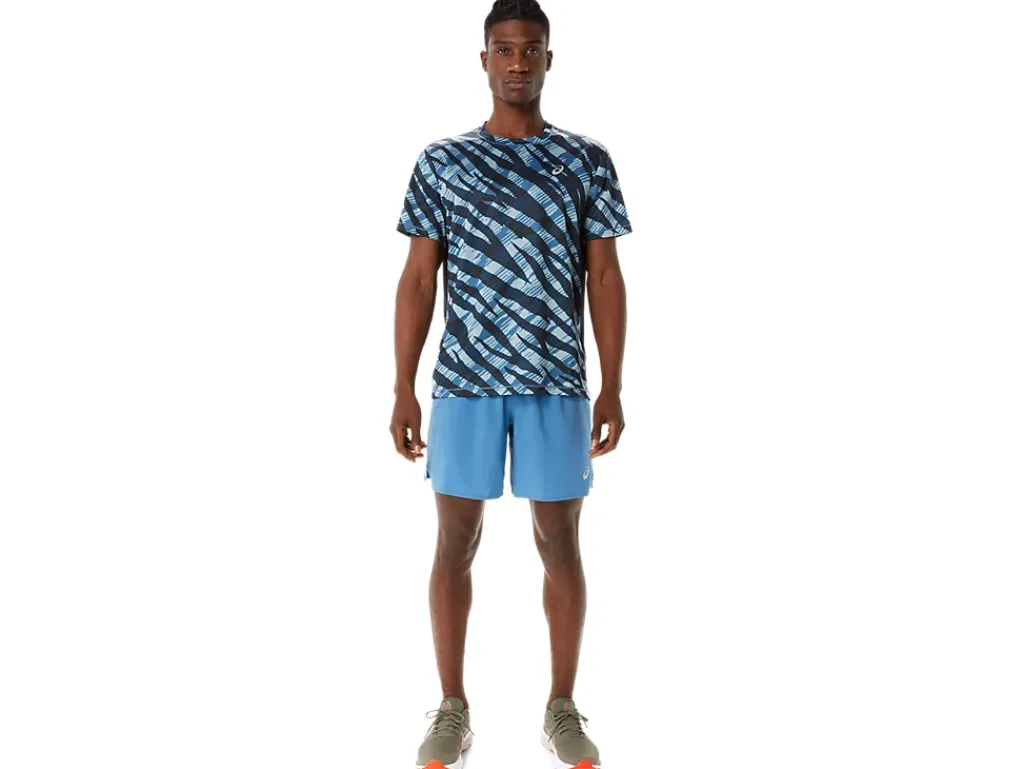 ASICS MEN WILD CAMO SHORT SLEEVE TOP-Men T-Shirts & Tops|Semi-Annual Sale