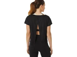ASICS MOVEKOYO JACQUARD SHORT SLEEVE TOP-Women T-Shirts & Tops