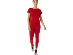 ASICS MOVEKOYO JACQUARD SHORT SLEEVE TOP-Women T-Shirts & Tops