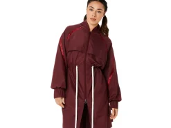 ASICS NAGINO WOVEN LONG JACKET-Women Jackets & Outerwear