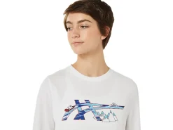 ASICS READY-SET II LONG SLEEVE GRAPHIC-Women T-Shirts & Tops