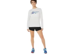 ASICS READY-SET II LONG SLEEVE GRAPHIC-Women T-Shirts & Tops