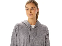 ASICS SOFT STRETCH KNIT FULL ZIP HOODIE-Women Hoodies & Sweatshirts
