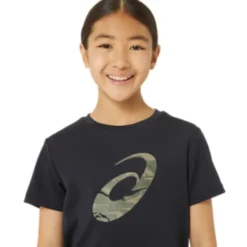 ASICS SPIRAL GRAPHIC SHORT SLEEVE TEE-Kids Clothing|Semi-Annual Sale