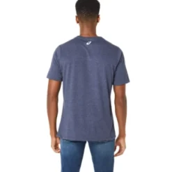 ASICS UNISEX BLUE JEAN MILE CREW TEE-Women Extended Sizes|T-Shirts & Tops