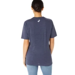 ASICS UNISEX BLUE JEAN MILE CREW TEE-Women Extended Sizes|T-Shirts & Tops