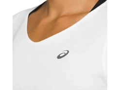 ASICS V-NECK SHORT SLEEVE TOP-Women T-Shirts & Tops