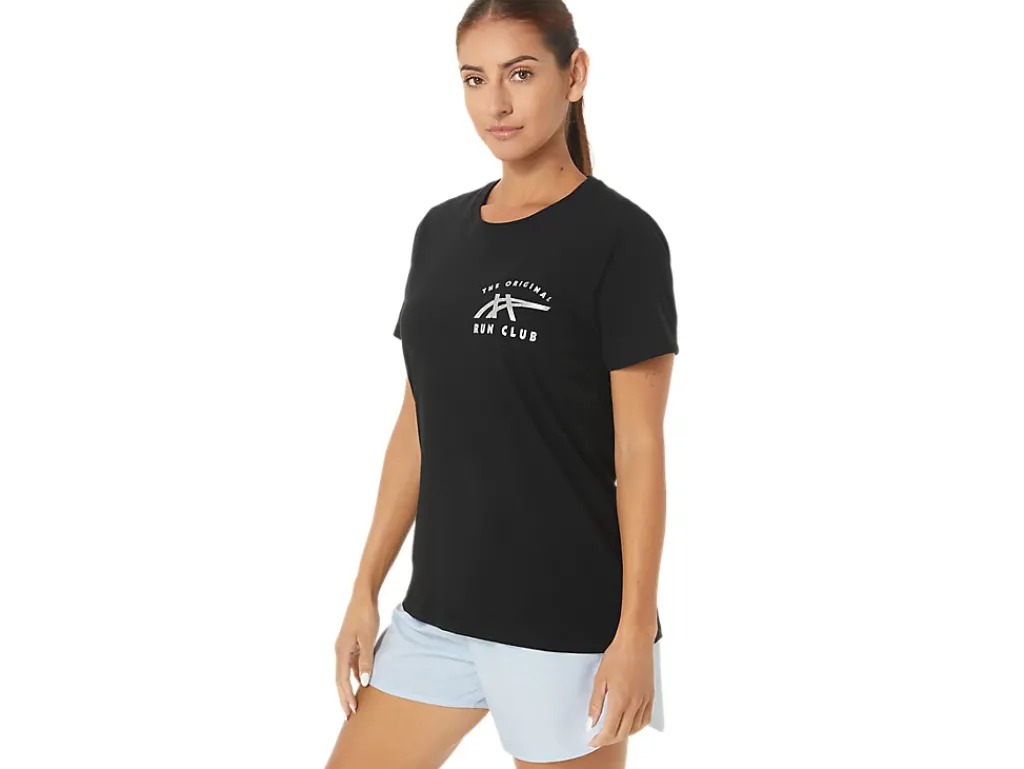 ASICS W ORC LUMINOUS SMALL LOGO SS CREW-Women Extended Sizes|T-Shirts & Tops