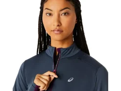 ASICS WINTER RUN 1/2 ZIP MID LAYER-Women T-Shirts & Tops