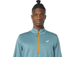 ASICS WINTER RUN 1/2 ZIP MID LAYER-Men T-Shirts & Tops