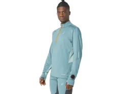 ASICS WINTER RUN 1/2 ZIP MID LAYER-Men T-Shirts & Tops