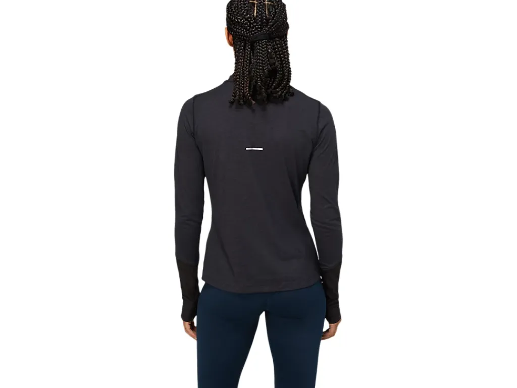 ASICS WOOL RIB LONG SLEEVE TOP-Women T-Shirts & Tops