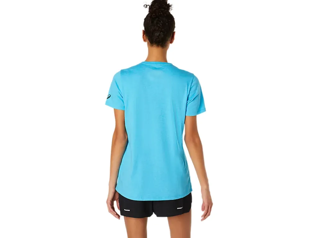 ASICS XG SHORT SLEEVE V-NECK-Women T-Shirts & Tops